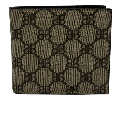 Balenciaga Billetera, 290&euro;, Bolso, Beige, Canvas - General, Vista frontal