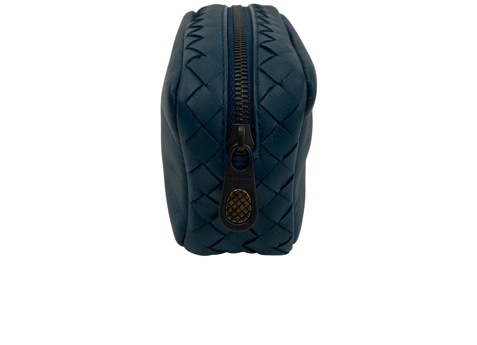 Bottega Veneta Neceser, 158&euro;, Accesorios, Azul, Animal - Piel, Vista lateral