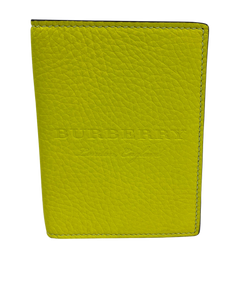 Burberry Porta Pasaporte, Piel, Verde, 4-5, Box, DB
