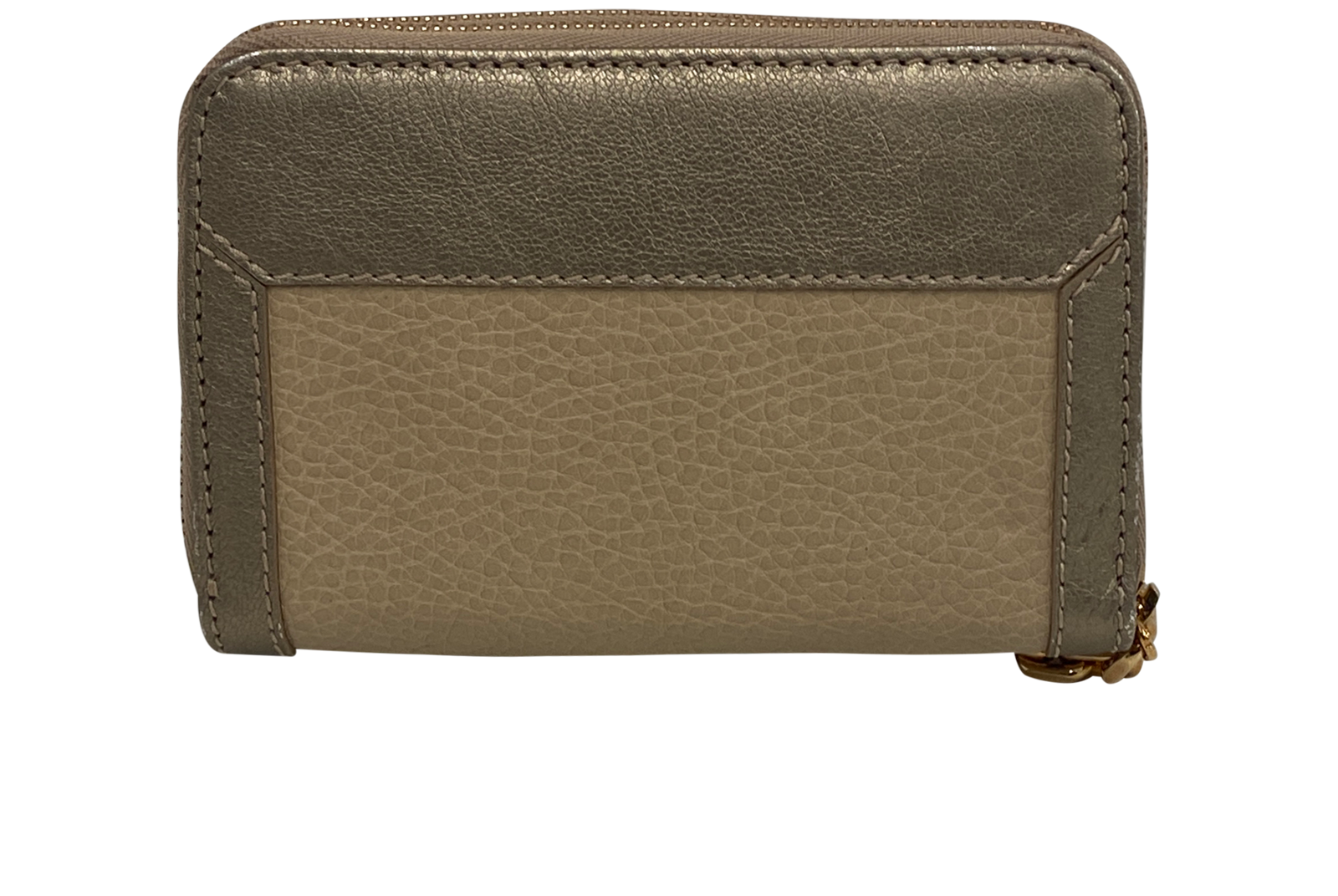 Burberry Billetera, 100&euro;, Accesorios, Beige/Oro, Animal - Piel, Vista trasera