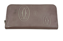 Cartier Billetera, Piel Acharolada, Rosa, 2*