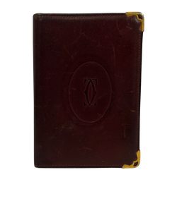 Cartier Funda Pasaporte,Piel,Burdeos,1*