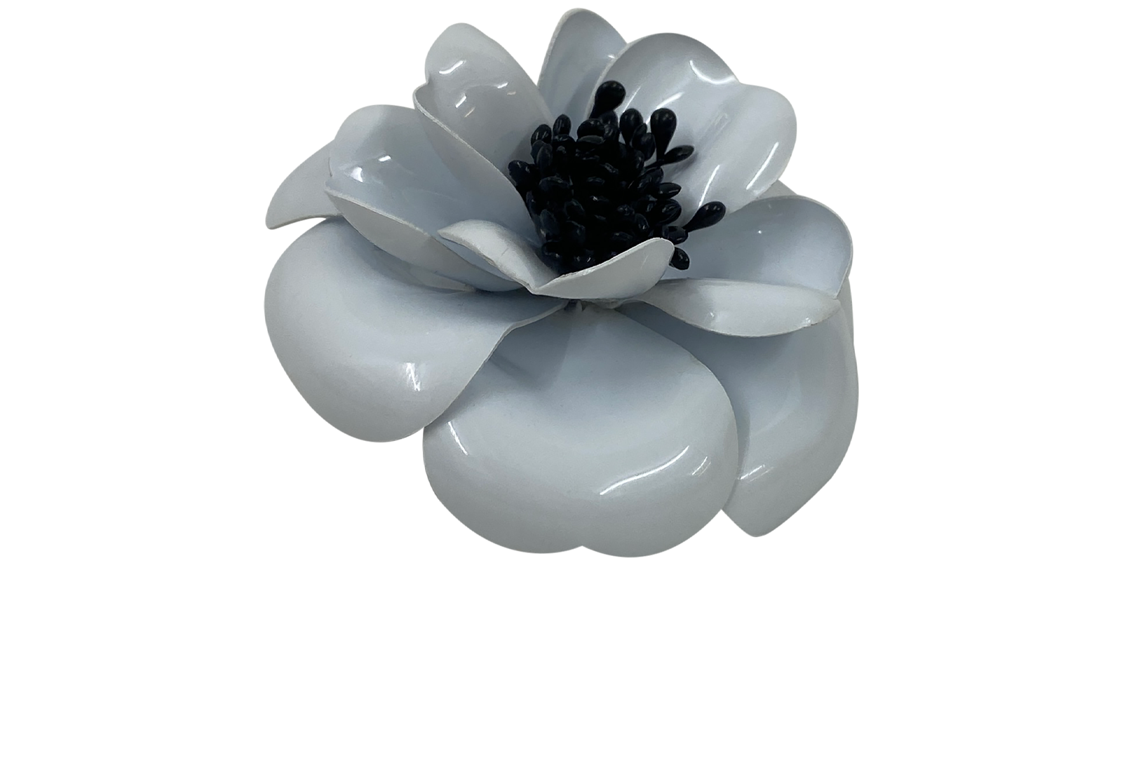 Chanel Broche Camelia, 302€, Accesorios, Blanco, Tafetán - Acetato, Vista lateral