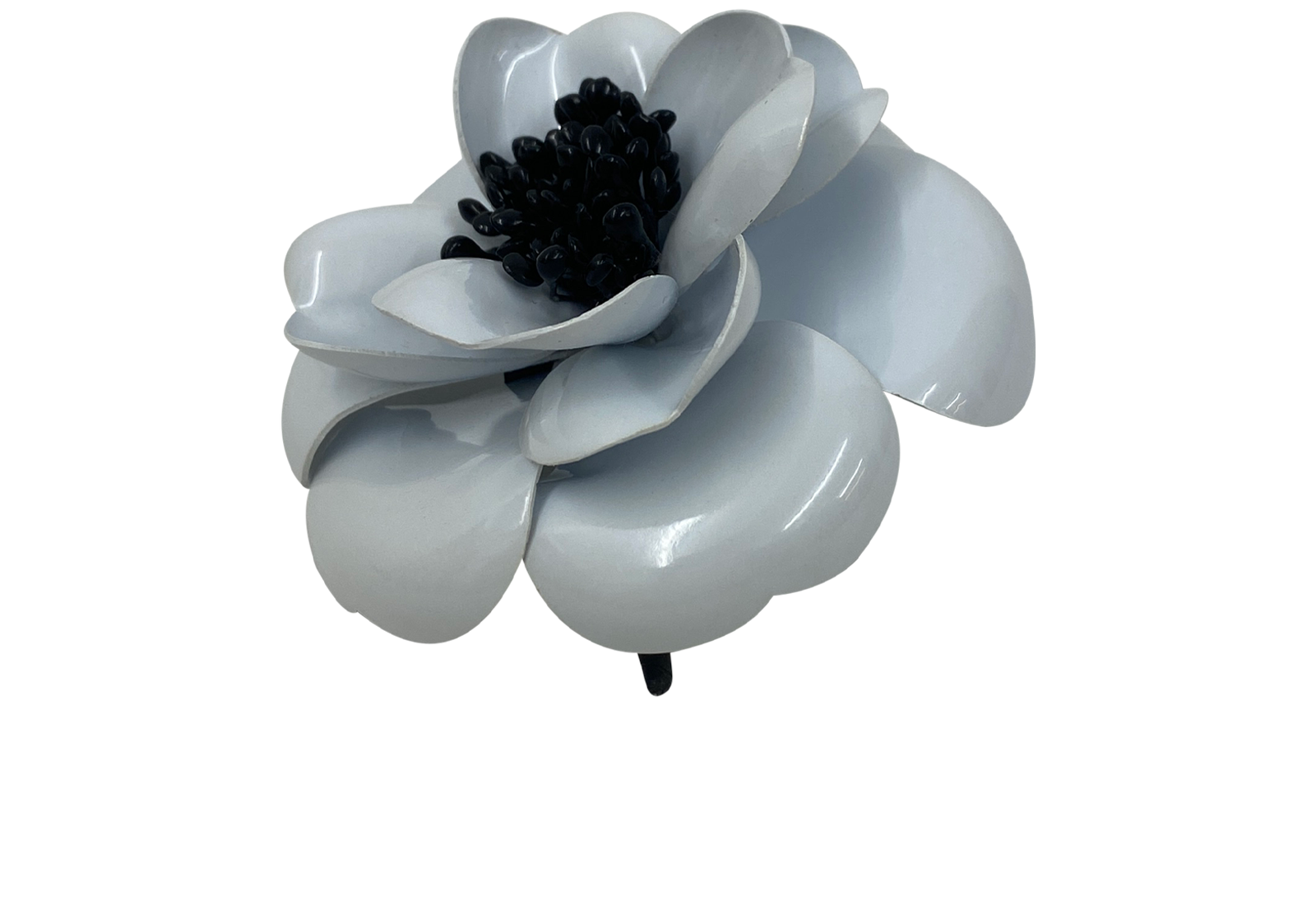 Chanel Broche Camelia, 302€, Accesorios, Blanco, Tafetán - Acetato, Vista inferior