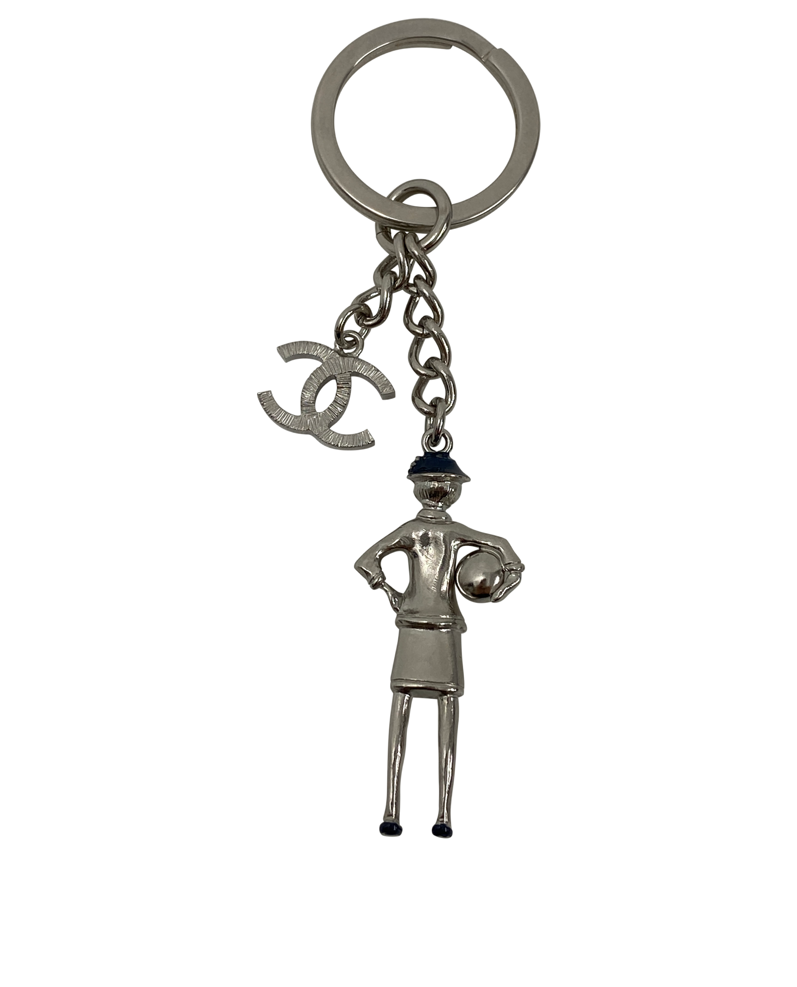Chanel Charm Amuleto, 234&euro;, Bolso, Plata, Metal - Plateado, Vista trasera