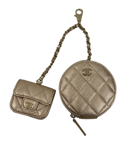 Chanel,Charm,Piel,Dorado,Bx,Db,L0K778LL,Db,Bx,4*