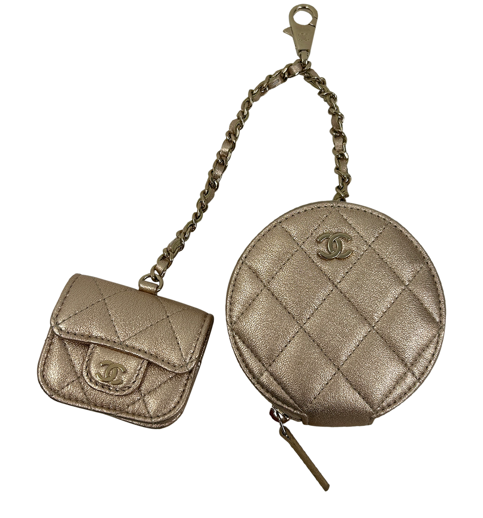 Chanel, 990&euro;, Bolso, Oro, Animal - Piel, Vista frontal