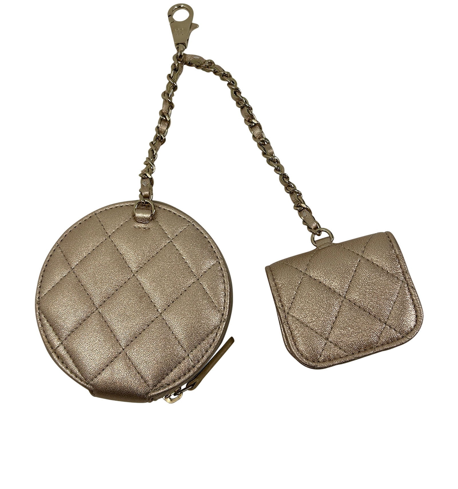 Chanel, 990&euro;, Bolso, Oro, Animal - Piel, Vista trasera