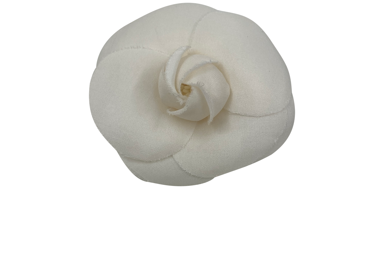 Chanel Broche Camelia, 190&euro;, Accesorios, Blanco, Tejido - General, Vista frontal