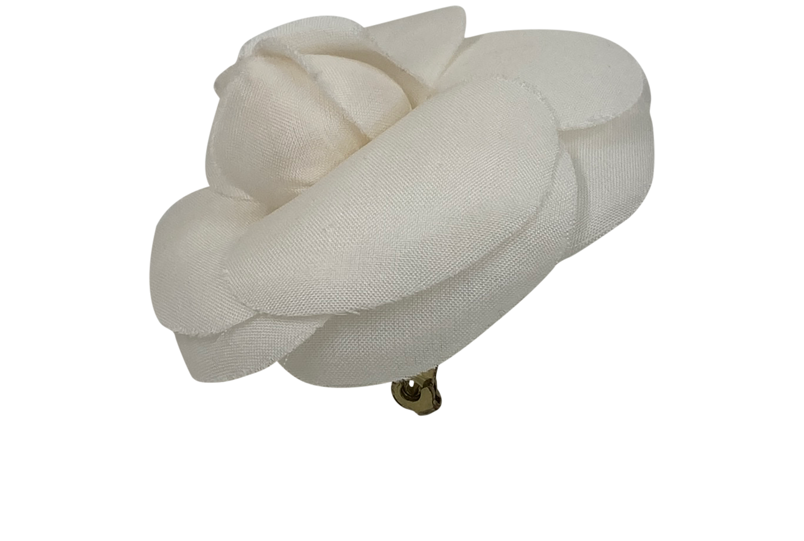 Chanel Broche Camelia, 190&euro;, Accesorios, Blanco, Tejido - General, Vista inferior