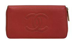 Chanel Billetera,CC,Piel Caviar,Rosa,23893733,2017,2