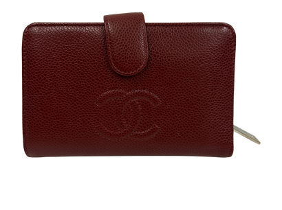 Chanel Billetera Compacta, 490&euro;, Accesorios, Rojo, Animal - Piel, Vista frontal