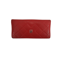 Carolina Herrera Cartera,Piel,Rojo,2