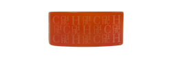 Carolina Herrera Pulsera,CH,Acetato,Grande,Naranja,3
