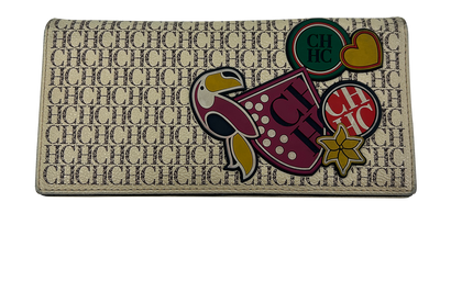 Carolina Herrera Billertera, 120&euro;, Accesorios, Beige, Canvas - General, Vista frontal