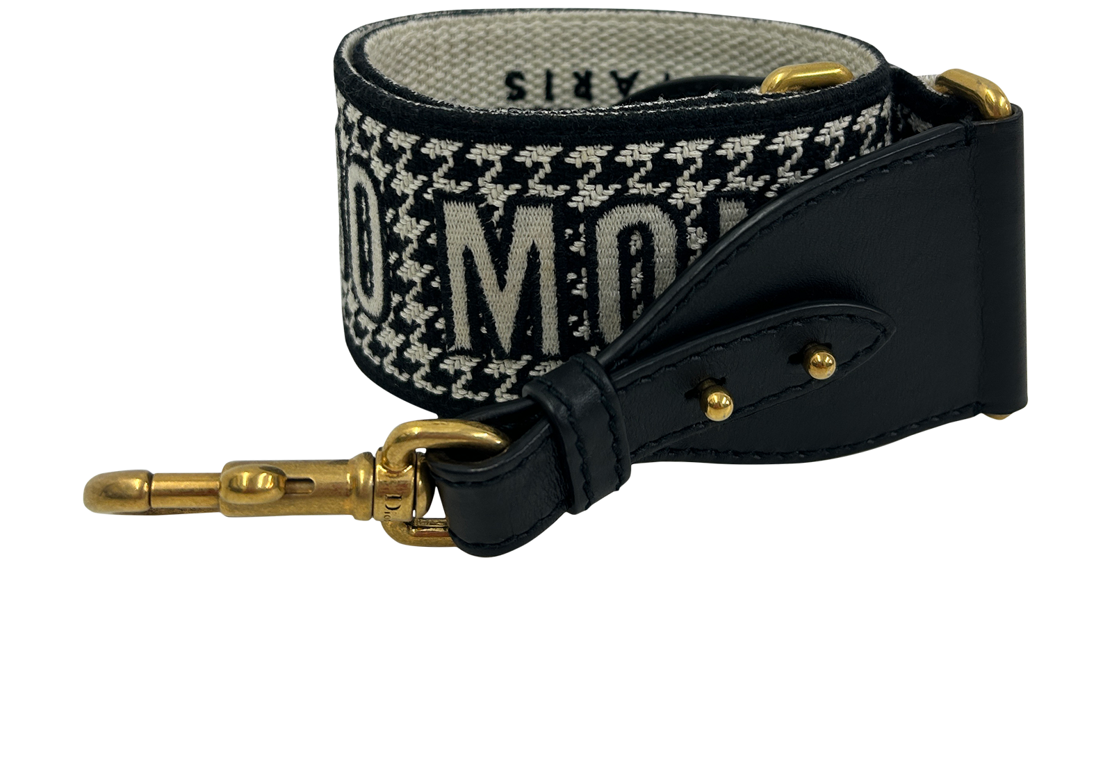 Christian Dior Strap Mountaigne, 420€, Accesorios, Blanco/Negro, Tejido - General, Otros tipos de vista