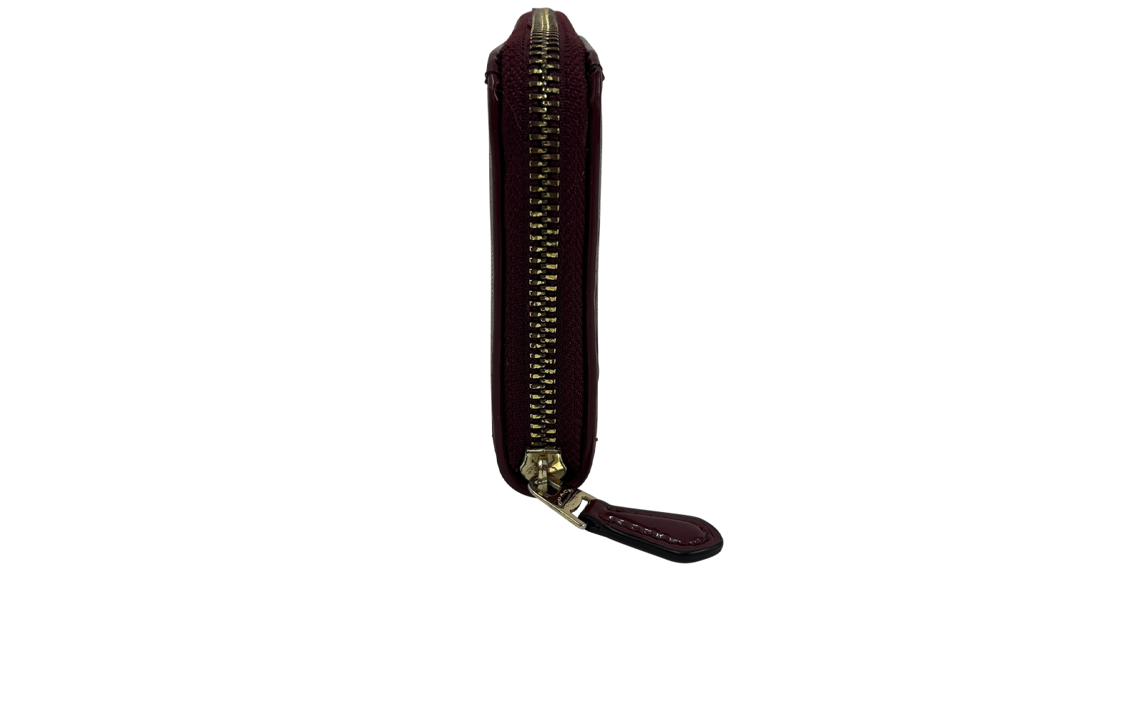 Coach Billetera, 40&euro;, Bolso, Marrón/Rojo, Canvas - General, Vista lateral