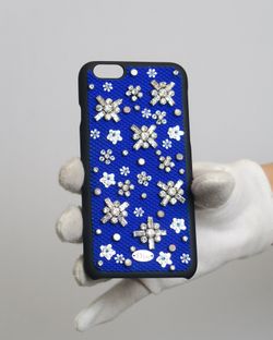 Dior Funda para Iphone 6 de Cristales, Azul