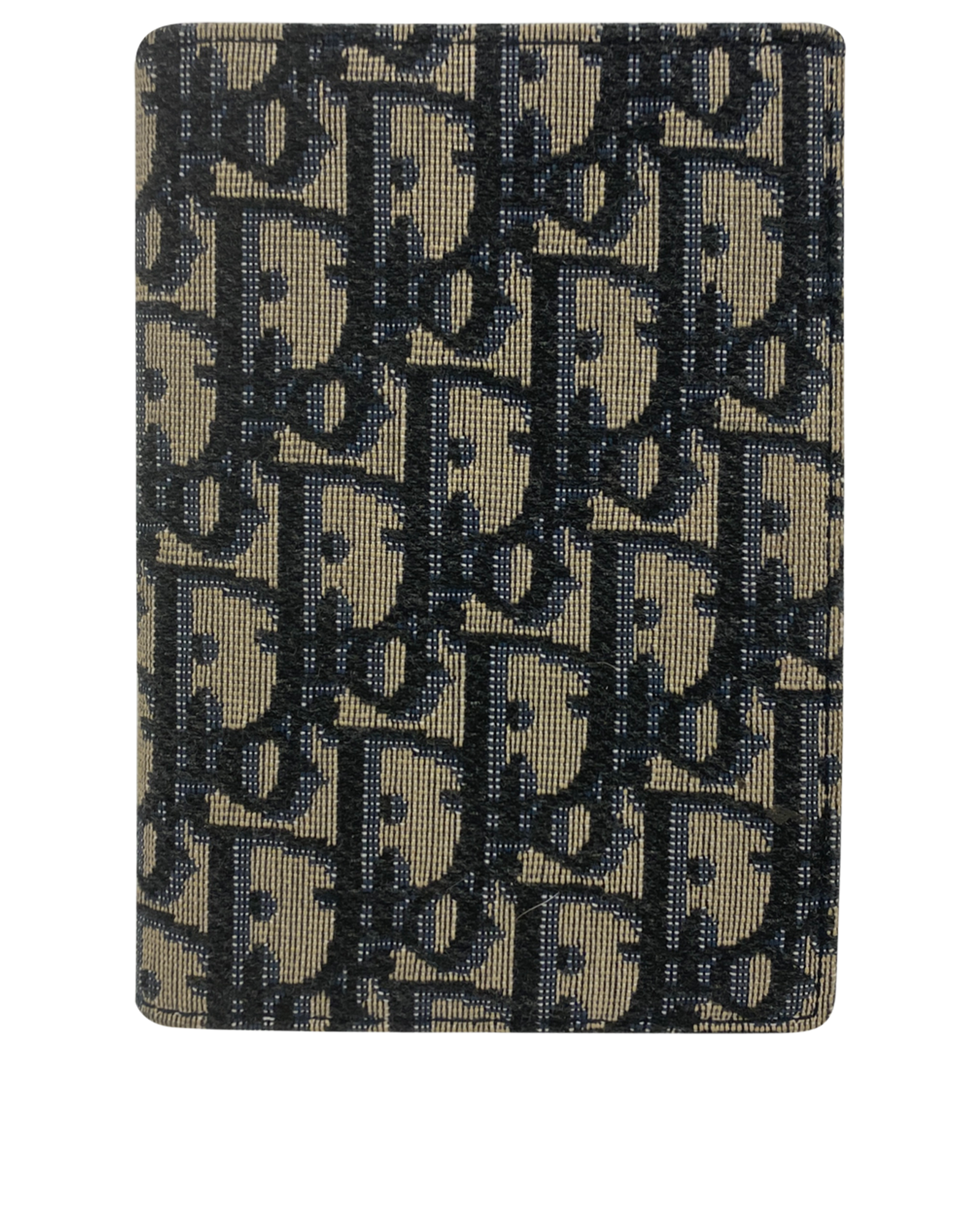 Dior Funda Pasaporte, 250&euro;, Accesorios, Azul/Beige, Textil - Denim, Vista frontal