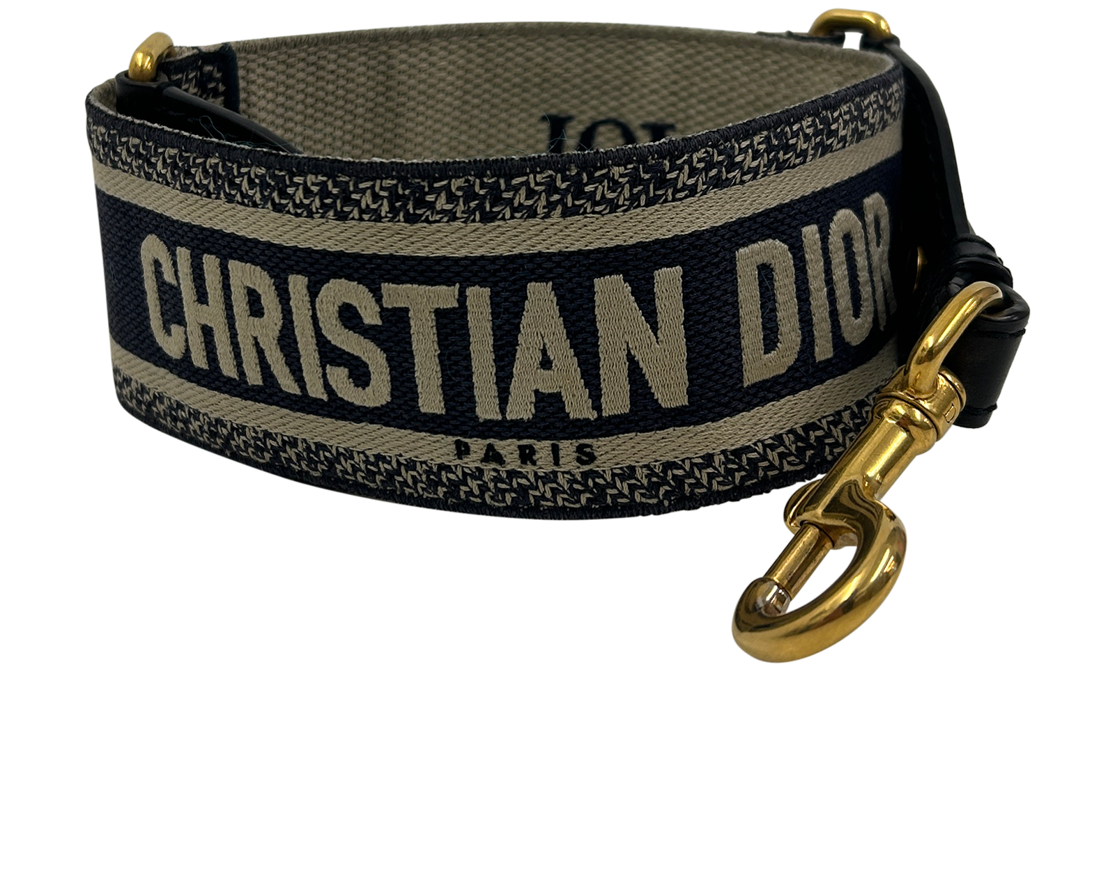 Christian Dior Strapp, 490€, Accesorios, Azul/Beige, Canvas - General, Vista frontal