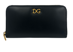 Dolce Gabbana Billetera, Piel, Negro,Box, DB, 4*