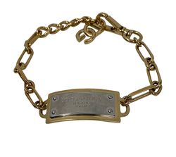 Dolce Gabbana Pulsera, Metal, Dorado, Plata, 4, Box