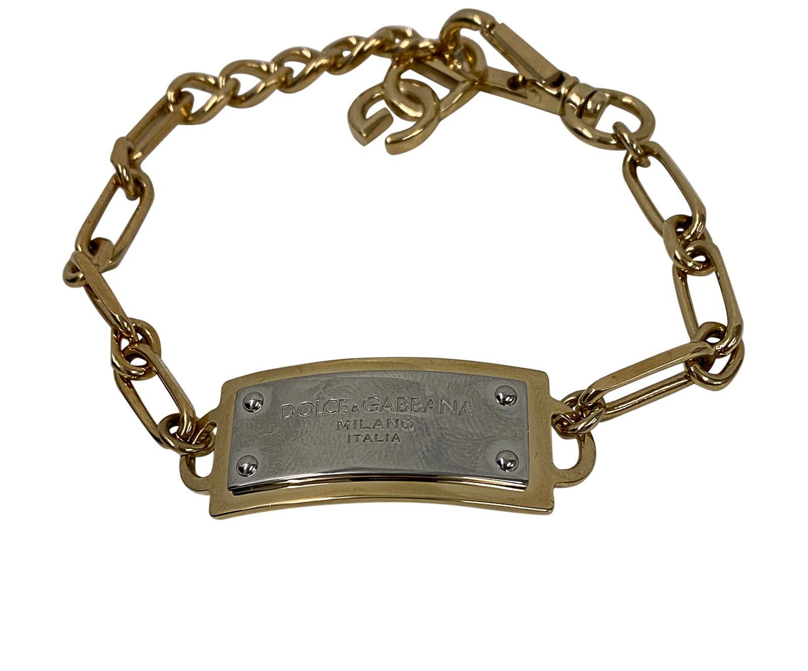 Dolce Gabbana Pulsera, 190€, Accesorios, Amarillo, Metal - Latón, Vista frontal