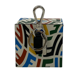 Fendi Charm Cubo, Piel, Multicolor,3, 7AR894