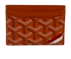 Goyard Tarjetero, Saint Sulpice,Lona/Piel,Naranja,VAE020254,3*