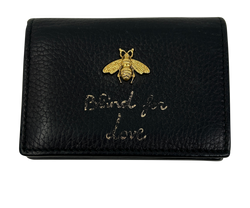 Gucci Billetera, Abeja, Piel, Negro,2, 4631