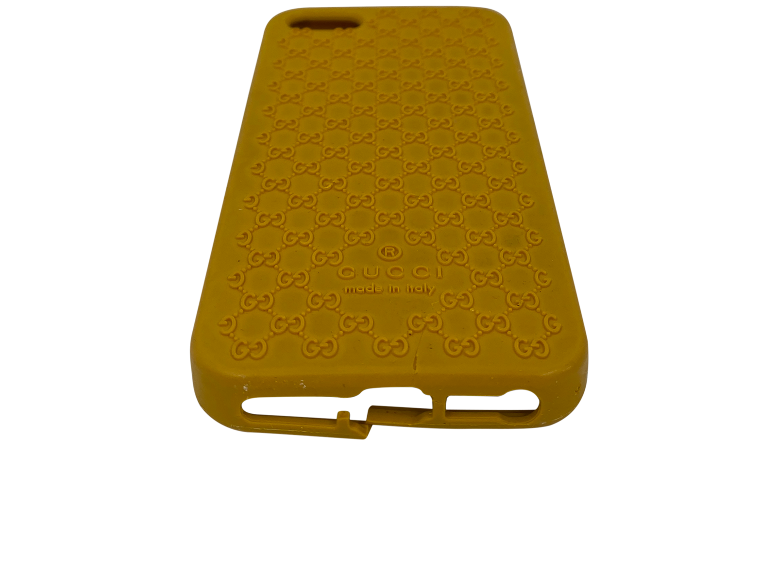 Guccl Funda Phone, 10&euro;, Accesorios, Amarillo, Polímero - Silicona, Vista superior