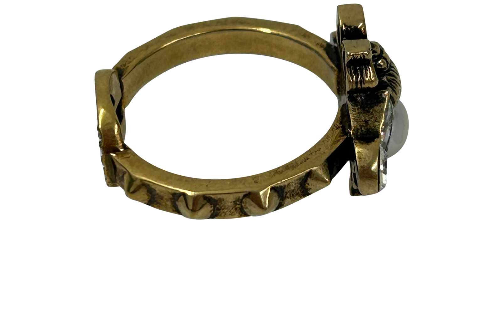 Gucci Anillo, 190€, Joyería, Oro, Metal - Oro, Vista lateral