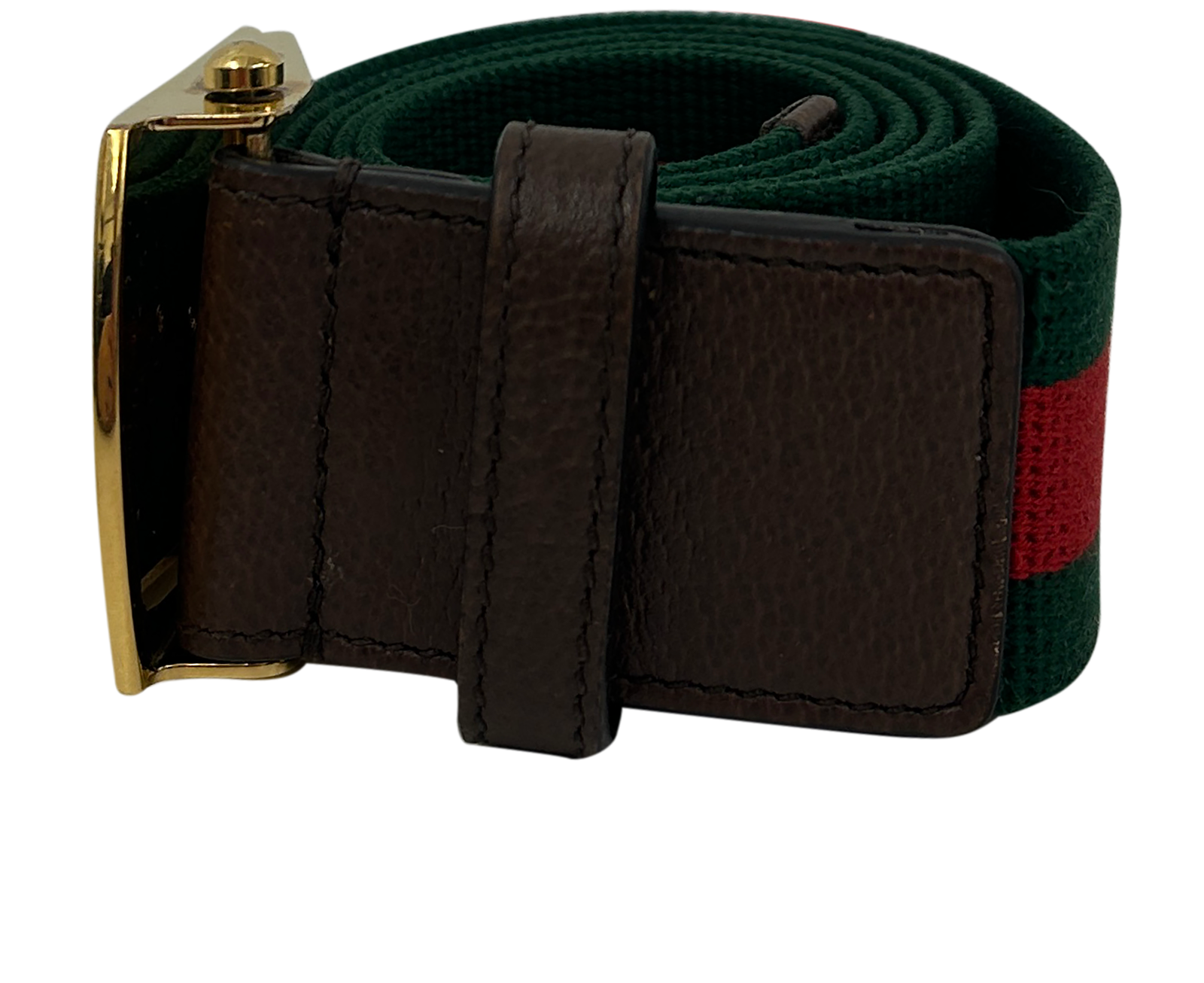 Gucci Cinturón, 50&euro;, Accesorios, Rojo/Verde, Tejido - General, Vista inferior