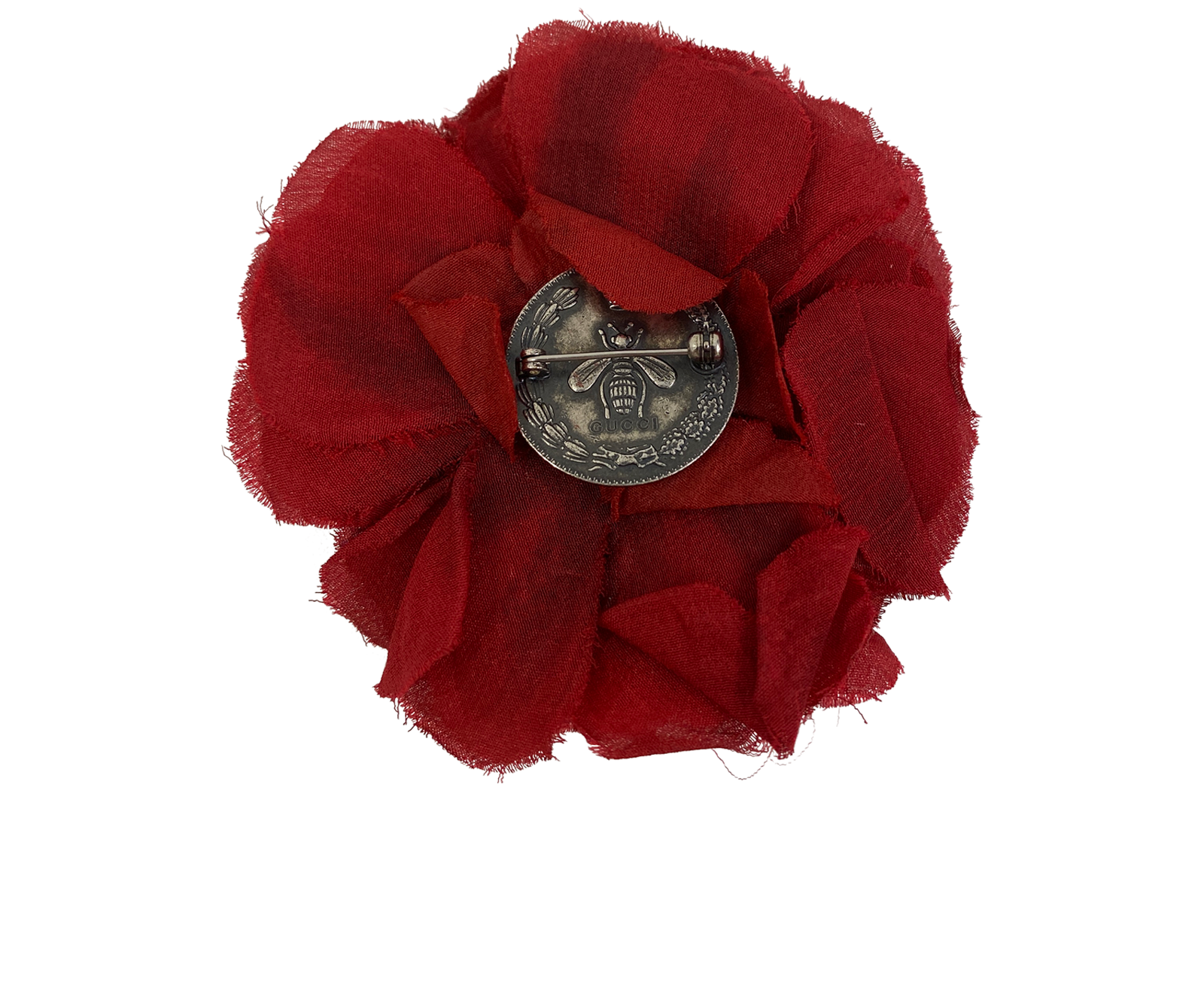 Gucci Broche, 45&euro;, Accesorios, Rojo, Tejido - General, Vista trasera