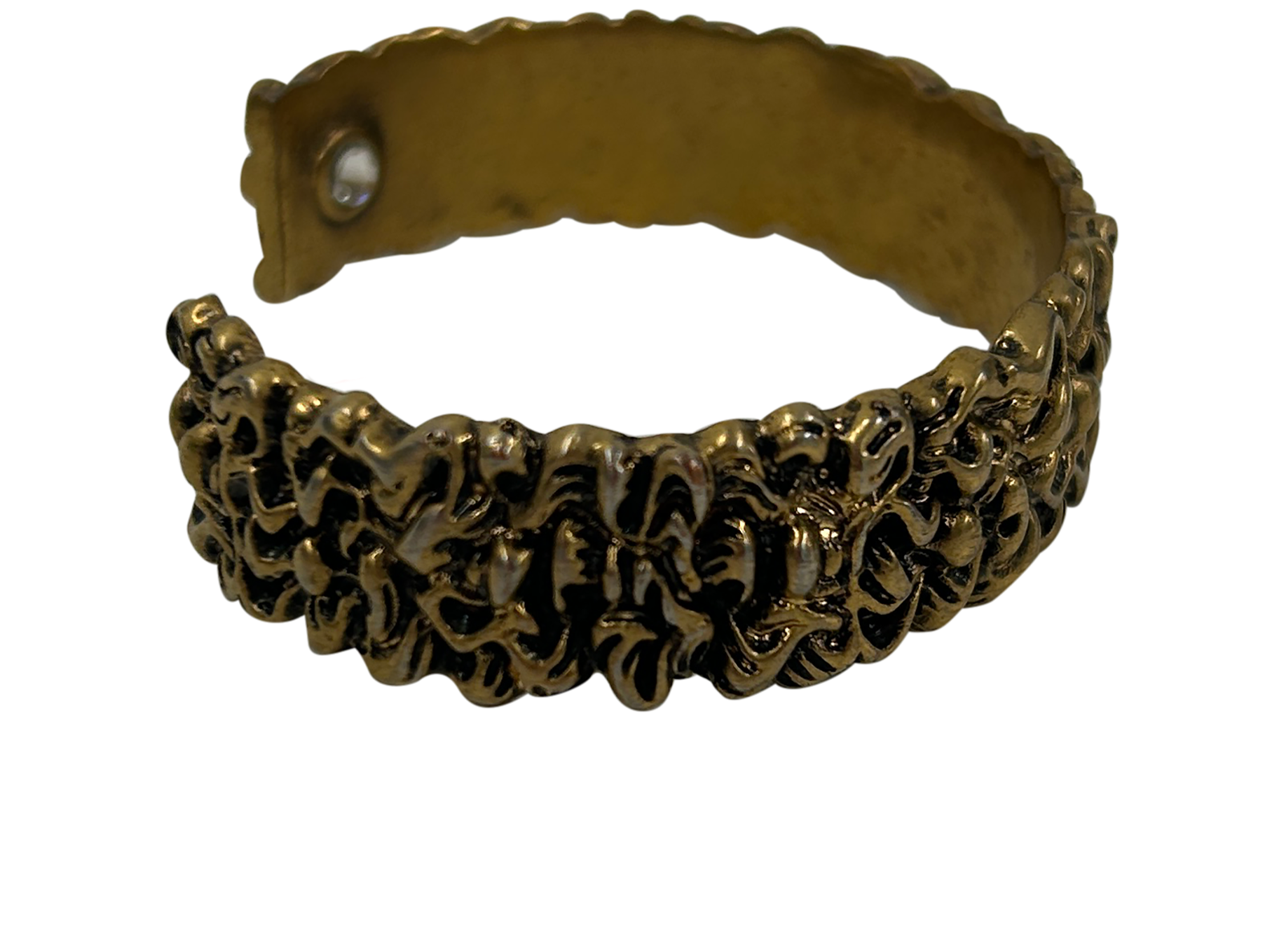 Gucci Brazalete, 190&euro;, Bolso, Oro, Metal - Dorado, Vista lateral