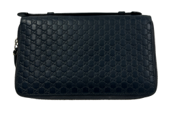 Gucci Portafolio, Piel, Azul, Microguccissima, 44924,2*