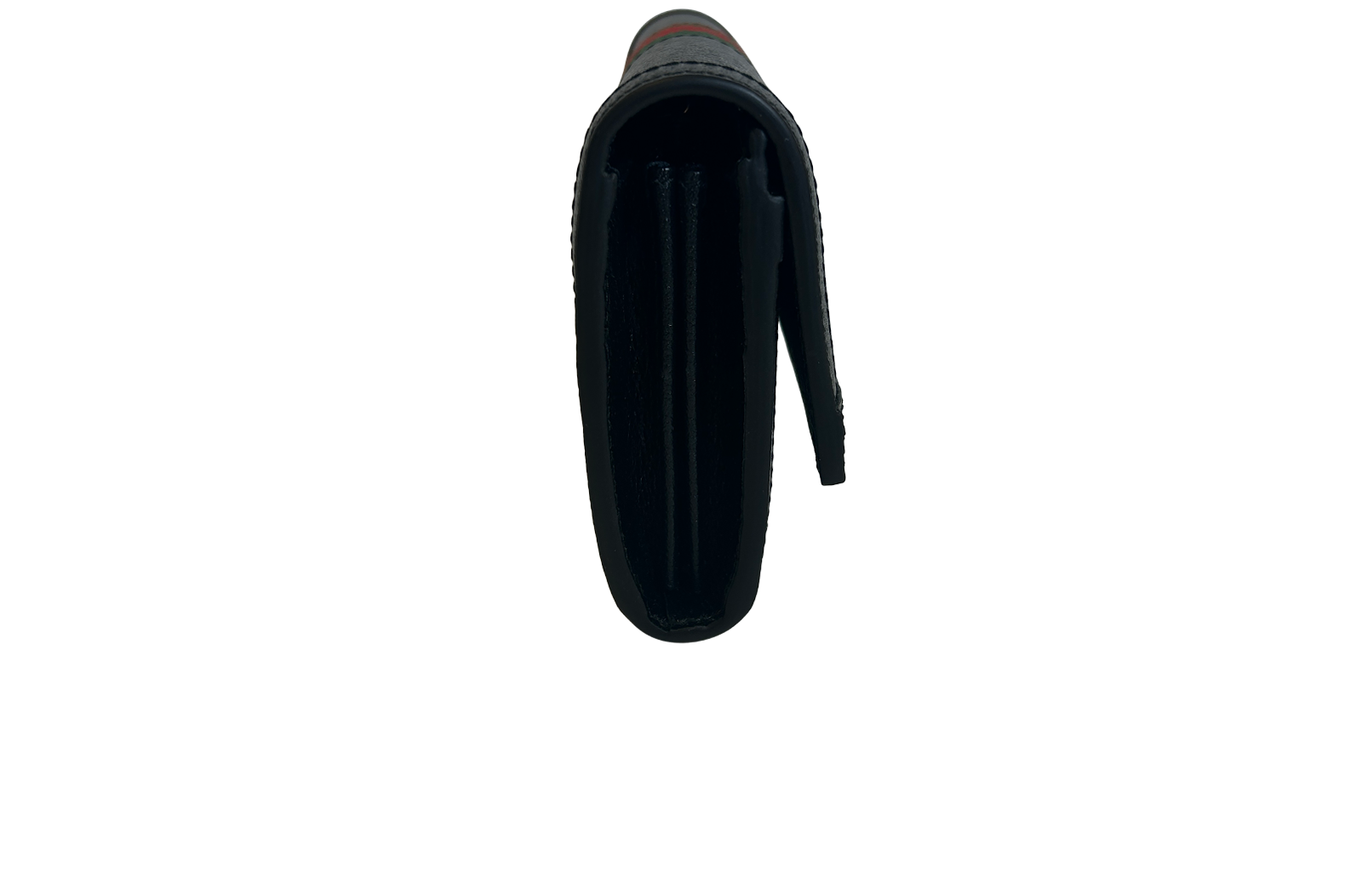 Gucci Billetera, 250&euro;, Accesorios, Negro/Rojo/Verde, Animal - Piel, Vista lateral