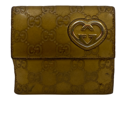 Gucci Billetrera Heart, vista frontal
