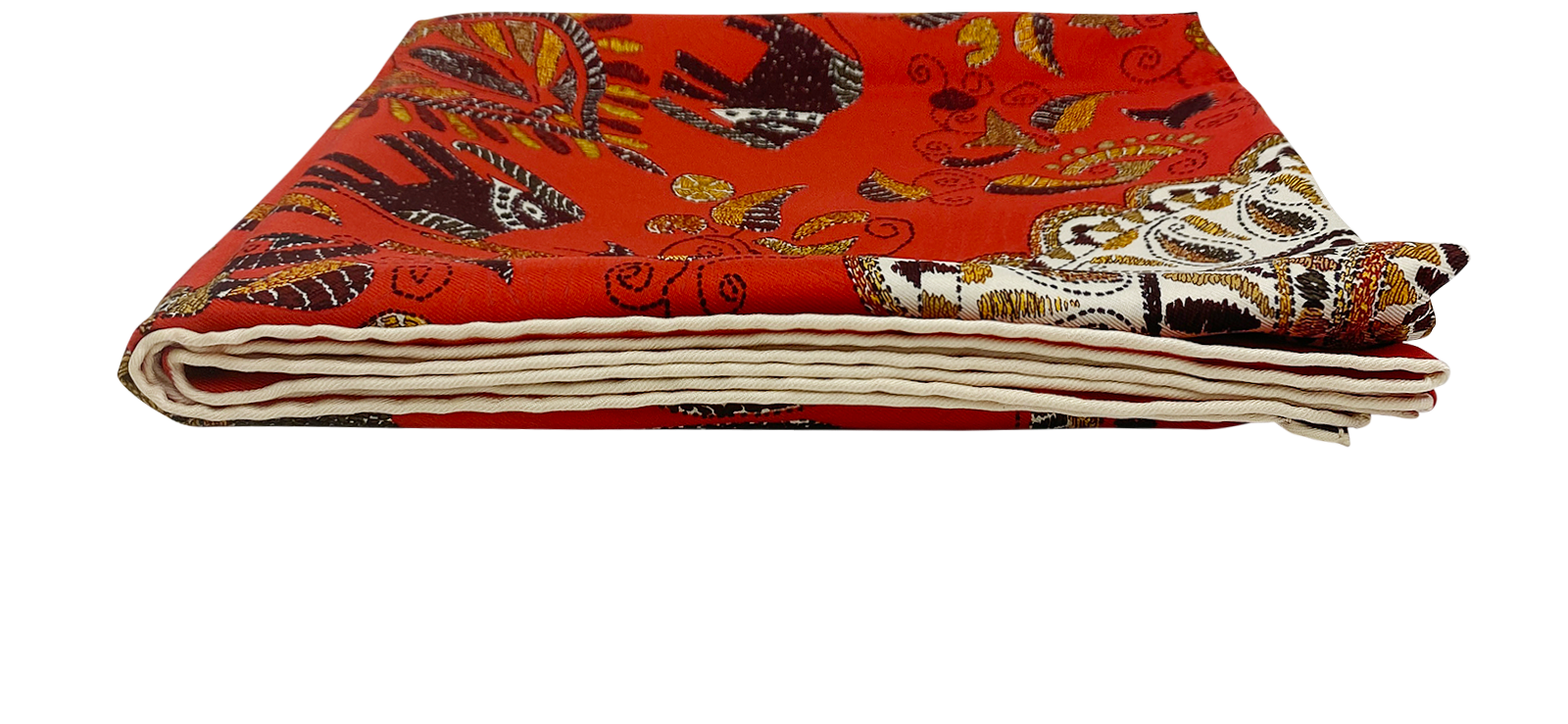 Hermes Pañuelo, 200€, Accesorios, Rojo, Seda - General, Otros tipos de vista