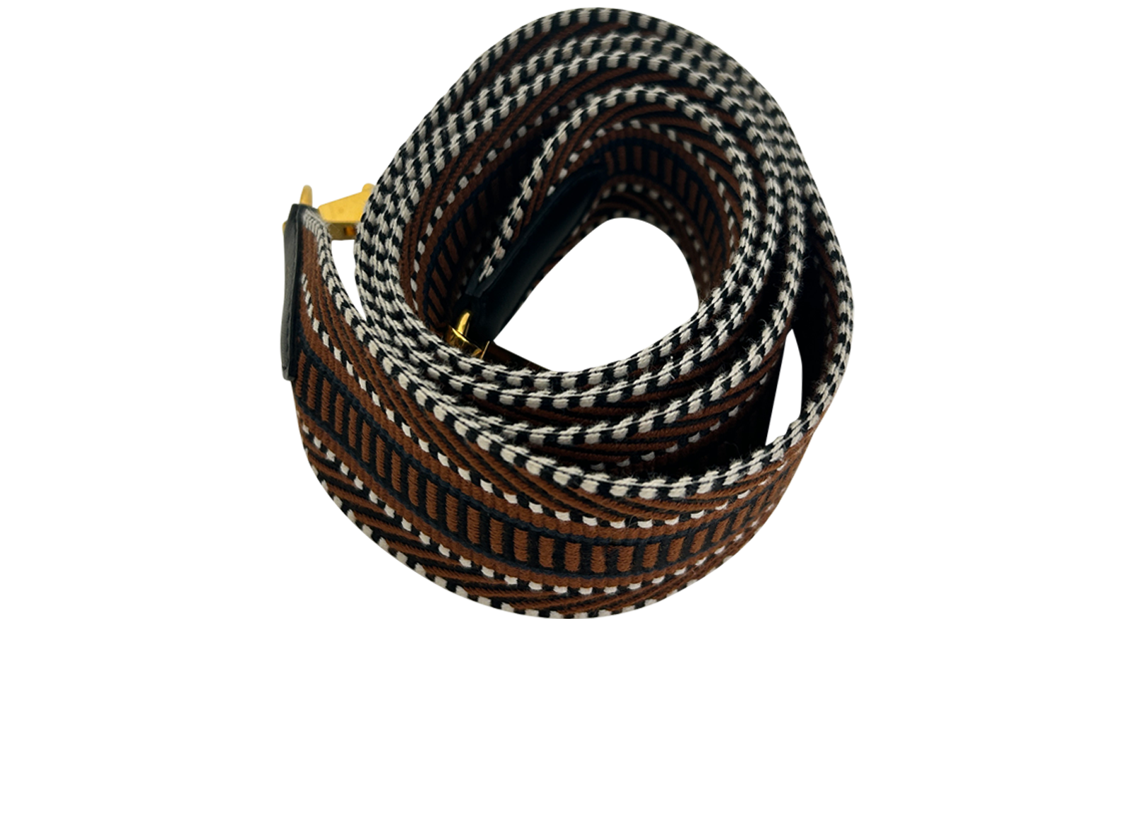 Hermés Correa, 891&euro;, Accesorios, Blanco/Marrón/Negro, Tejido - General, Vista interior