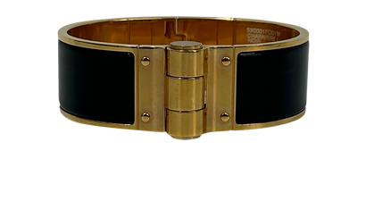 Hermes Brazalete, 420&euro;, Accesorios, Negro/Oro, Tafetán - Acetato, Vista frontal