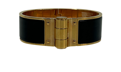 Hermes Brazalete, Acetato, Negro/Dorado, SP1105