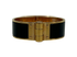 Hermes Brazalete, 420&euro;, Accesorios, Negro/Oro, Tafetán - Acetato, Vista frontal