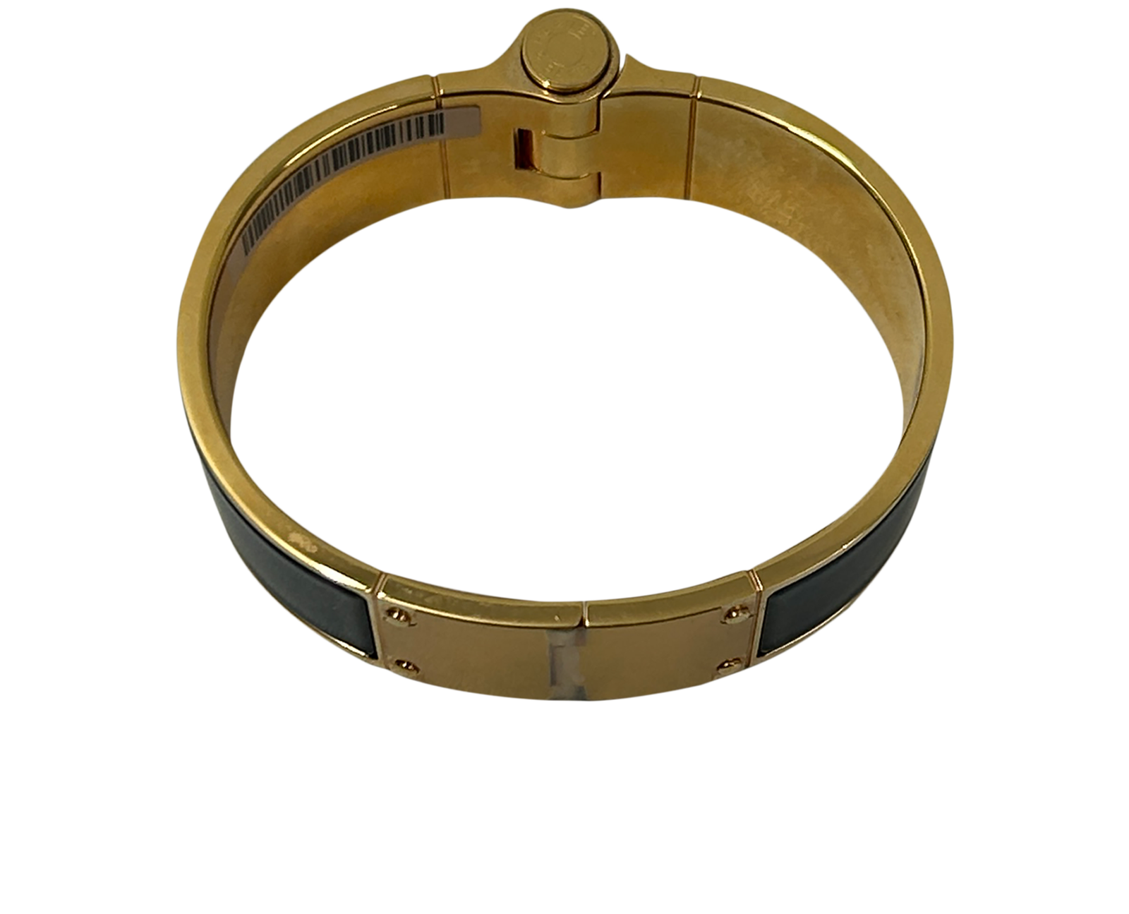 Hermes Brazalete, 420&euro;, Accesorios, Negro/Oro, Tafetán - Acetato, Vista interior