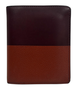 Hermes Billetera,Piel,Marrón/Naranja,ITY010AR,3*