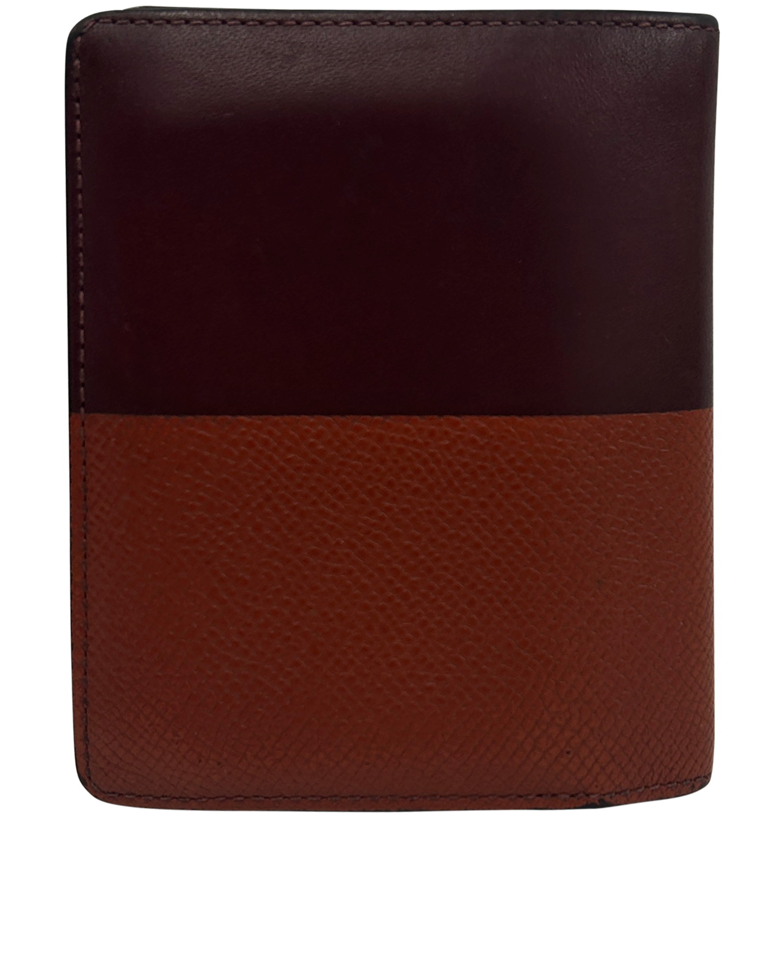 Hermes Billetera, 390&euro;, Accesorios, Marrón/Naranja, Animal - Piel, Vista trasera