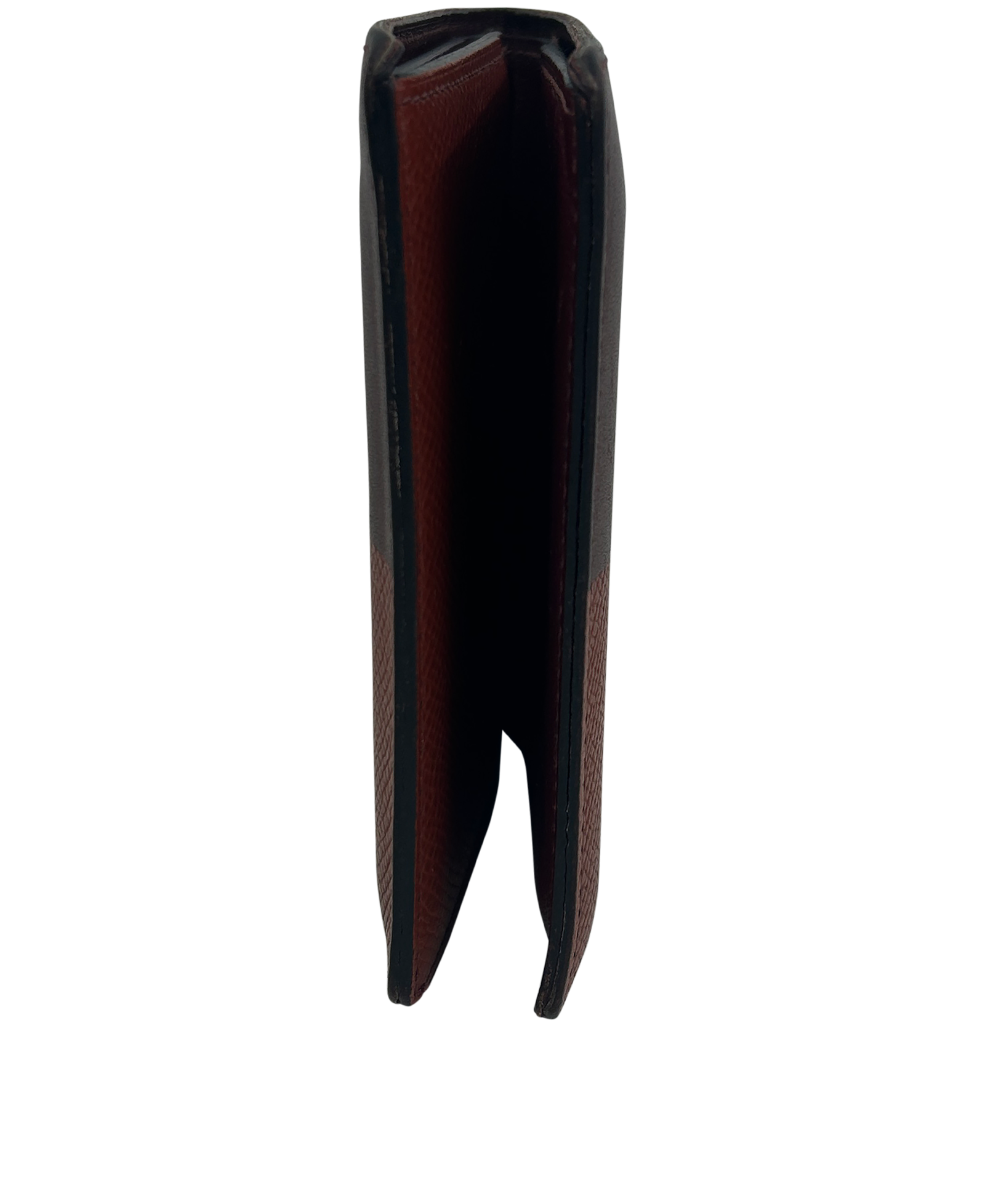 Hermes Billetera, 390&euro;, Accesorios, Marrón/Naranja, Animal - Piel, Vista inferior