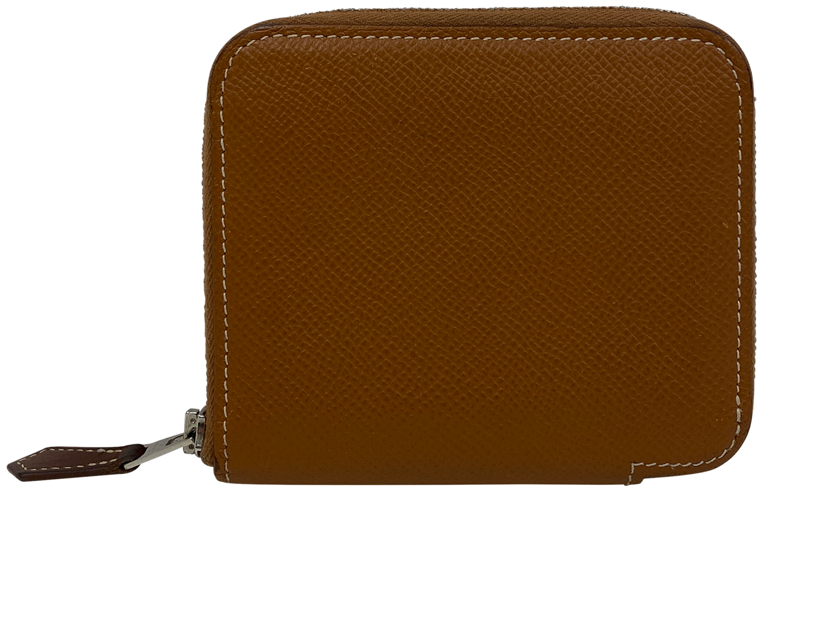 Hermes Monedero, 490€, Bolso, Marrón, Animal - Piel, Vista frontal