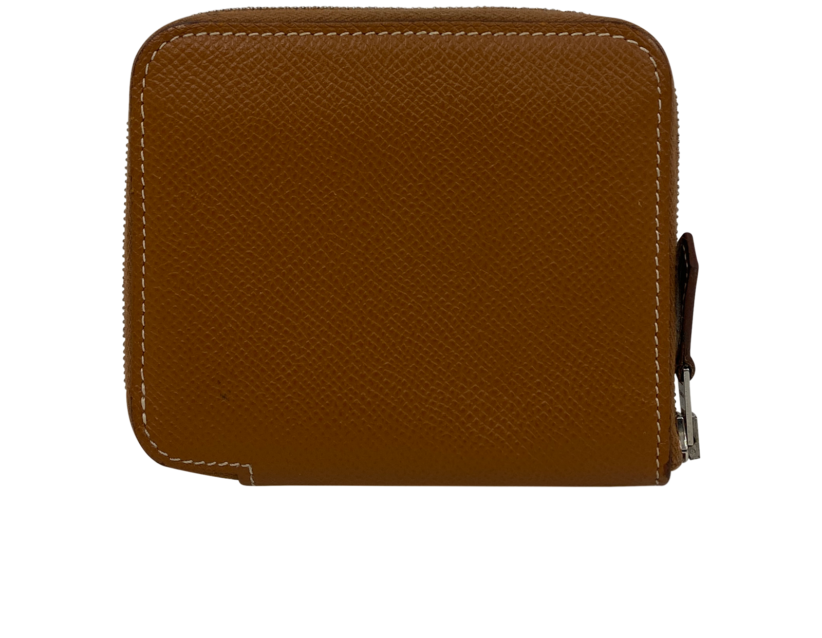 Hermes Monedero, 490€, Bolso, Marrón, Animal - Piel, Vista trasera