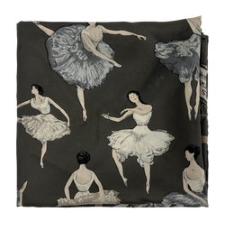 Hermes Pañuelo Ballet,Seda,Gris,3*